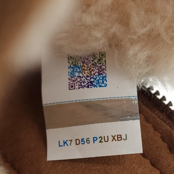 UGG Women Neumel Zip Platform Ankle Booties Chestnut Suede Plush Size 12 - Picture 11 of 12